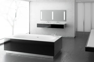 Oval bathtub - SPACE 180x85 - HIDROBOX by absara - free-standing ...