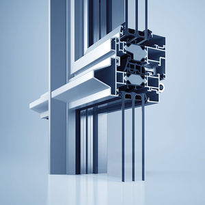 aluminum window profile / waterproof / acoustic / thermally-insulated