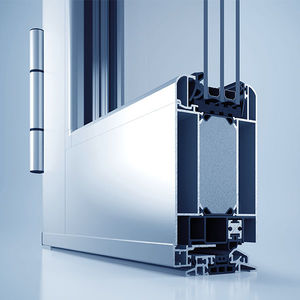 aluminum door profile / thermally-insulated / security / acoustic