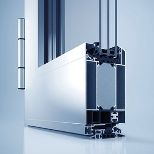 aluminum door profile / thermally-insulated / security / acoustic