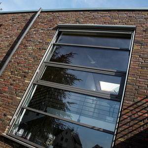aluminum window profile / thermally-insulated / acoustic / burglar-proof
