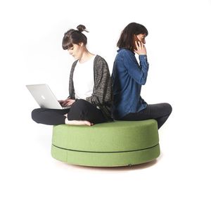 contemporary pouf