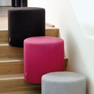contemporary pouf