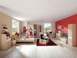 wooden children's bedroom furniture set