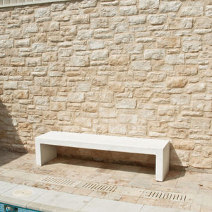 contemporary public bench