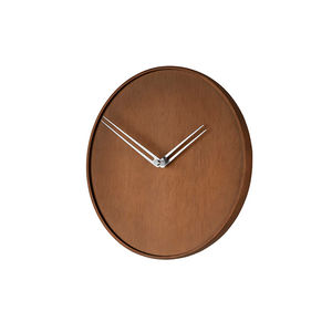 Contemporary clock - NEW ANDA - NOMON - wall-mounted / analog / walnut