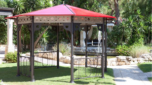 galvanized steel gazebo / for public spaces