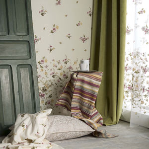 upholstery fabric / for curtains / wall / plain