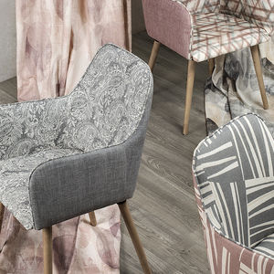 upholstery fabric / for curtains / plain / patterned