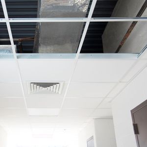 mineral fiber suspended ceiling