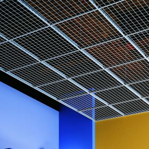 metal suspended ceiling / panel / acoustic / wire