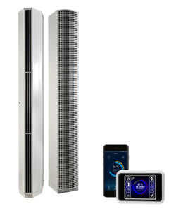 floor-mounted air curtain