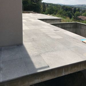 indoor tile / outdoor / for floors / natural stone