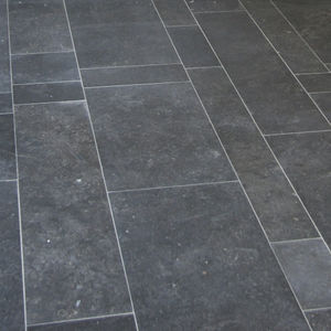 limestone paver / pedestrian / brushed / outdoor
