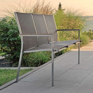 contemporary garden bench