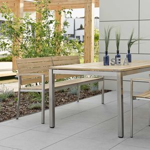 contemporary garden bench