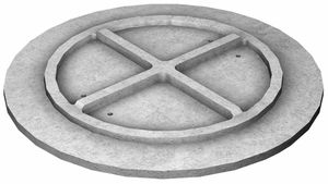 concrete manhole cover