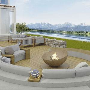 wood-burning fire pit