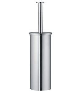 chromed metal toilet brush 1