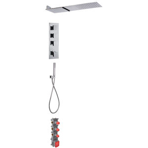recessed wall shower set