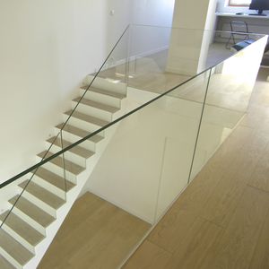 tempered glass railing