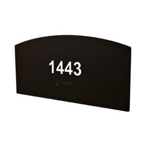 orientation signage plate