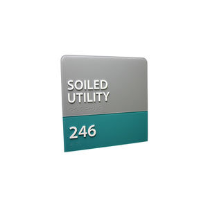 orientation signage plate