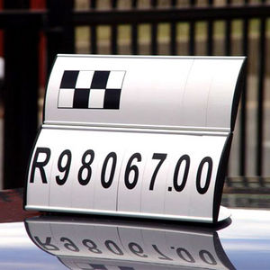 countertop signage plate