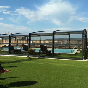 high swimming pool enclosure