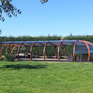 high swimming pool enclosure
