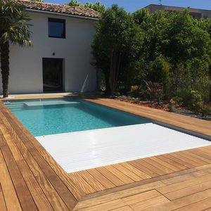 slatted swimming pool cover