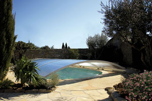 low swimming pool enclosure