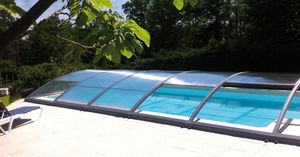 low swimming pool enclosure