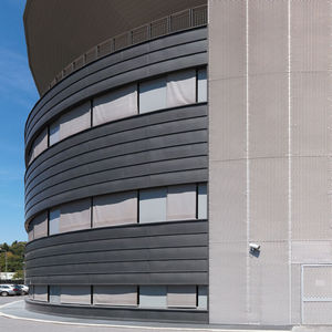 copper ventilated facade