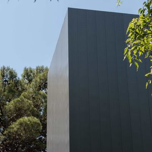 copper ventilated facade