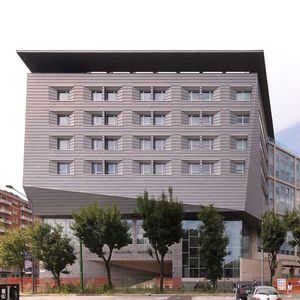 copper ventilated facade
