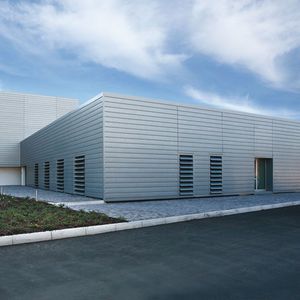copper ventilated facade