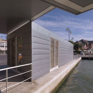 copper ventilated facade