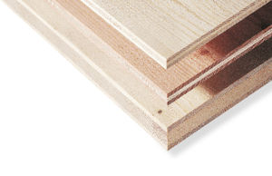 glue-laminated wood structural panel
