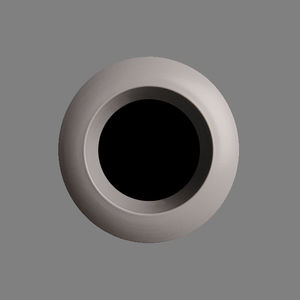 ceiling air diffuser / wall-mounted / round / jet nozzle