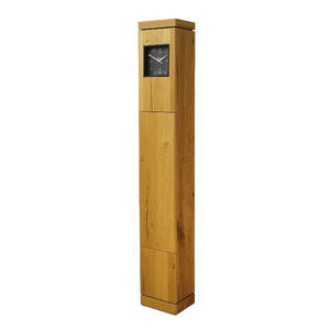 bar cabinet with integrated clock