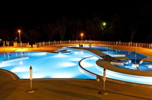 recessed light fixture / LED / round / pool
