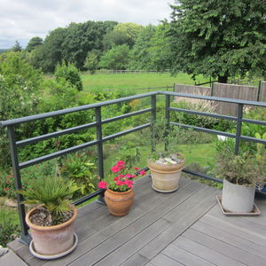 glass railing
