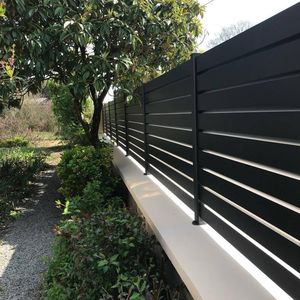 louvered fence