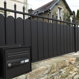 fence with bars