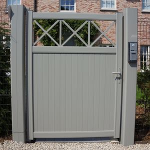 aluminum garden gate 1