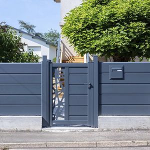 aluminum garden gate 1