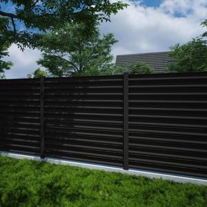 louvered fence 1