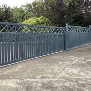 louvered fence 1