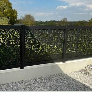 louvered fence 1